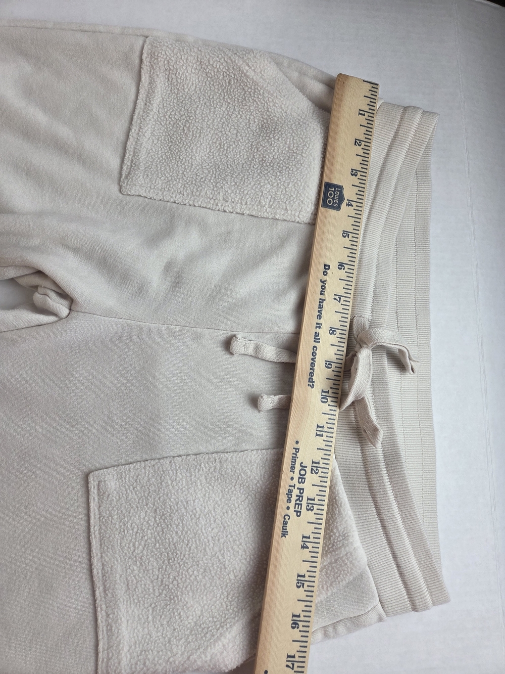 No Boundaries Cream Drawstring Wide-Leg Track Pants - Picture 8 of 11